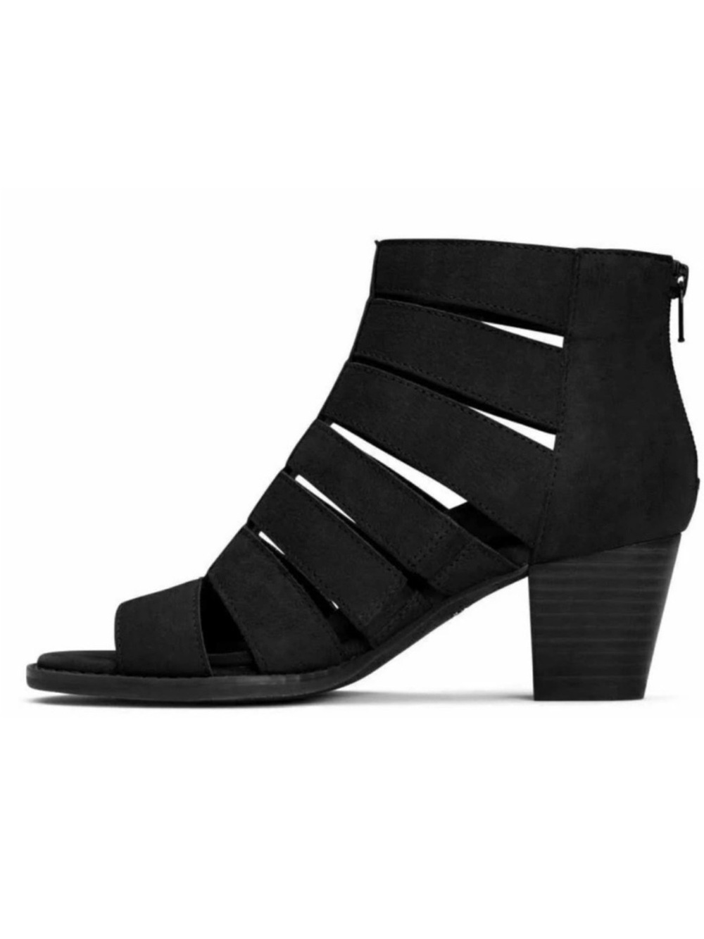 Vionic Harlow Black Ankle Bootie Sandals Size 6.5